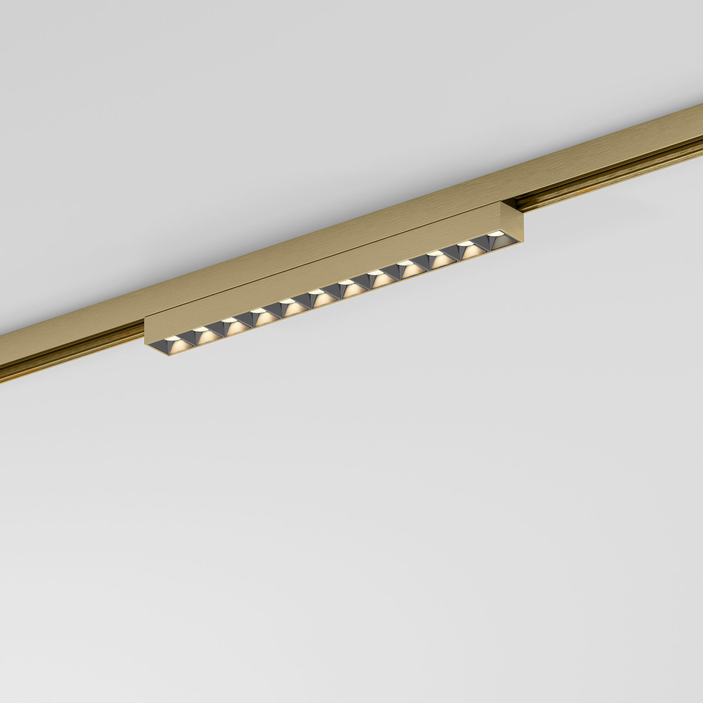 Изображение товара Трековый светильник 10W 3000K латунь 85528/01 Brass Line Magnetic Elektrostandard
