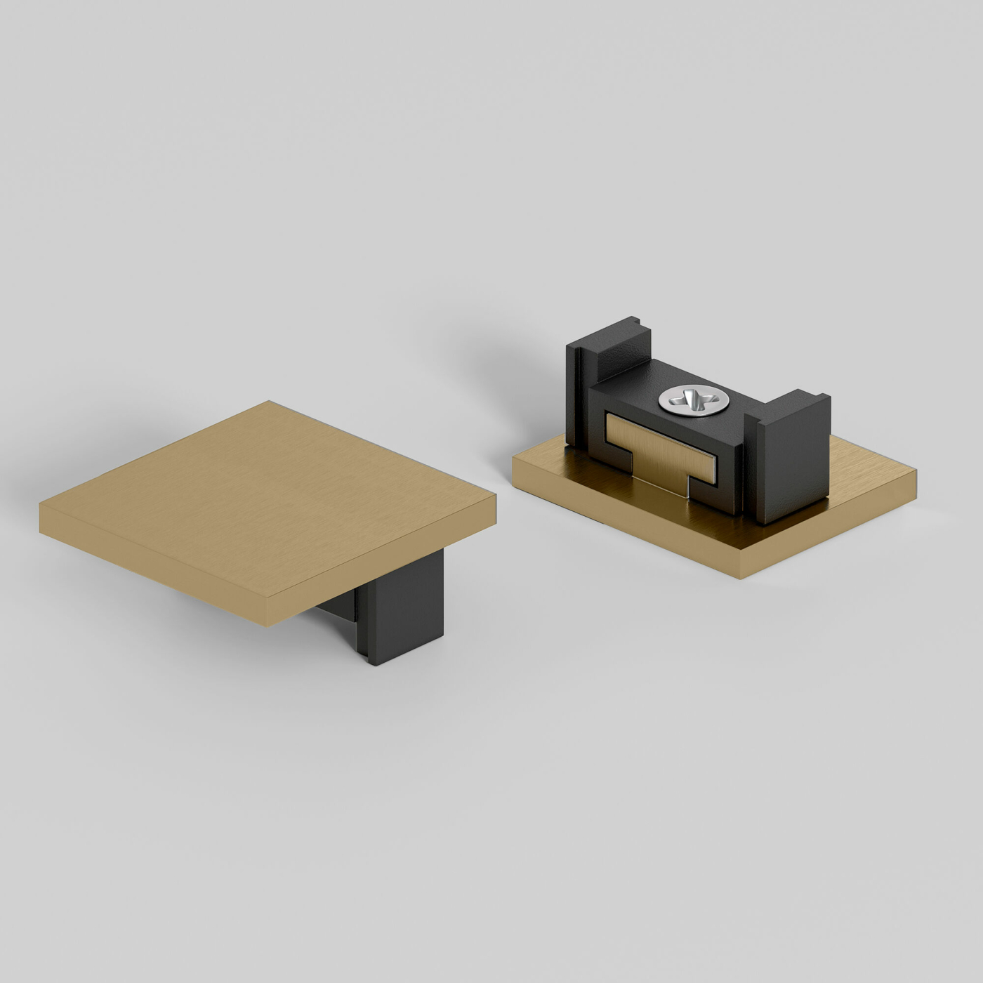 Изображение товара Заглушки для накладного шинопровода латунь 2шт 85230/00 Brass Line Magnetic Elektrostandard