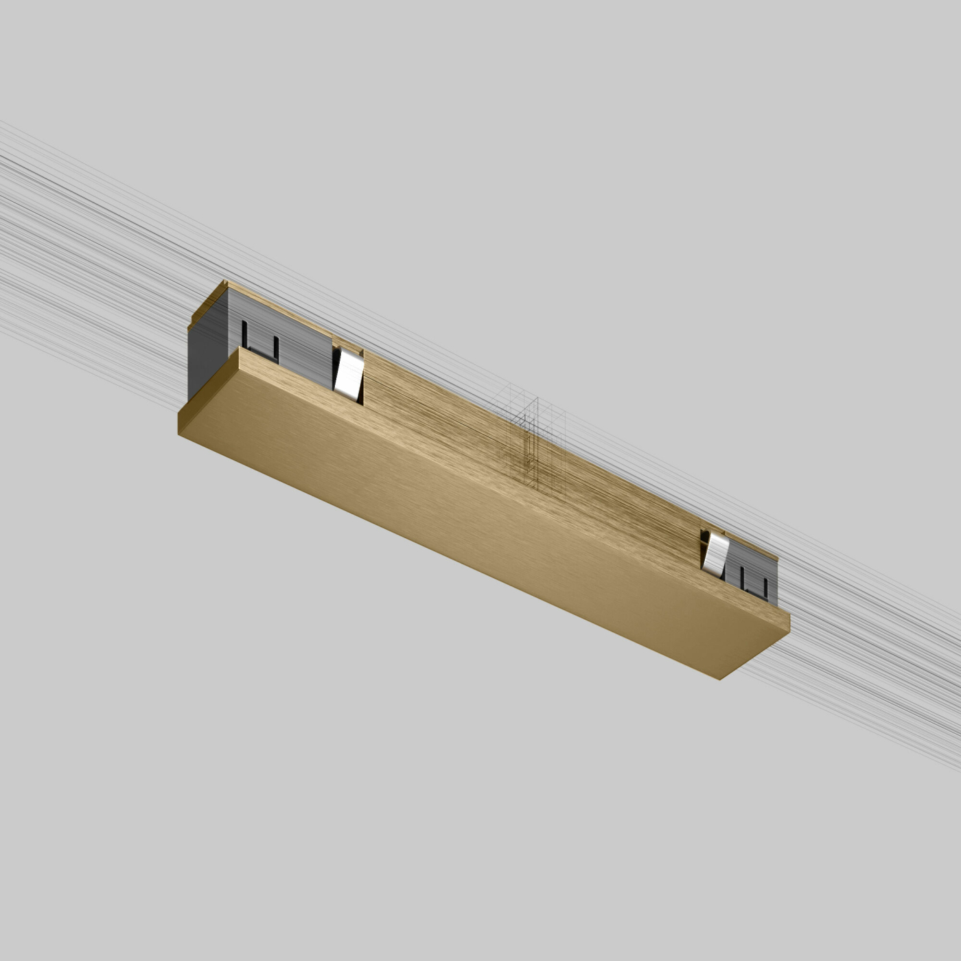 Изображение товара Прямой коннектор латунь 85008/00 Brass Line Magnetic Elektrostandard