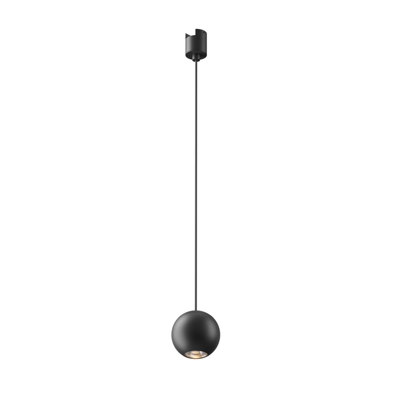 Изображение товара Трековый однофазный светодиодный светильник Sfera TR165-1-8W3K-M-B Elasity, Maytoni