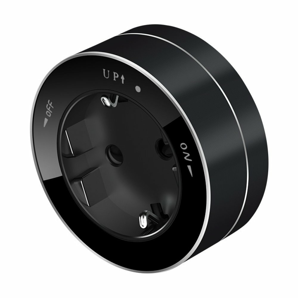 Изображение товара Розетка 16А Systeme Electric MultiTrack , 2К+З круглая, 250 В, антрацит, MTK13001B