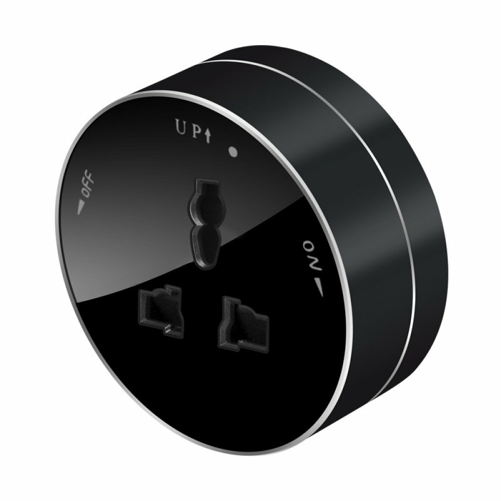Изображение товара Розетка 13А Systeme Electric MultiTrack , универсальная, круглая, 250 В, антрацит, MTK13002B
