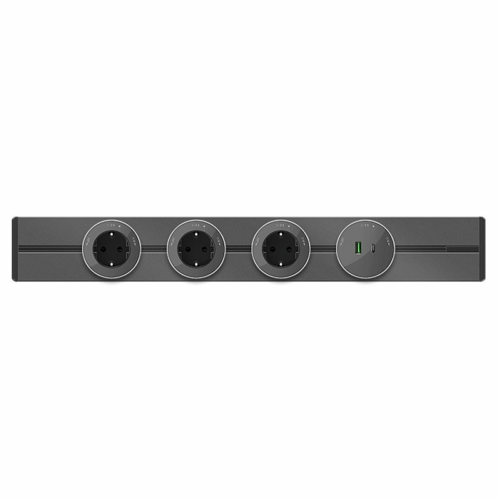 Изображение товара Шина открытой установки трековой системы 60 см Systeme Electric MultiTrack Графит MTK10006G