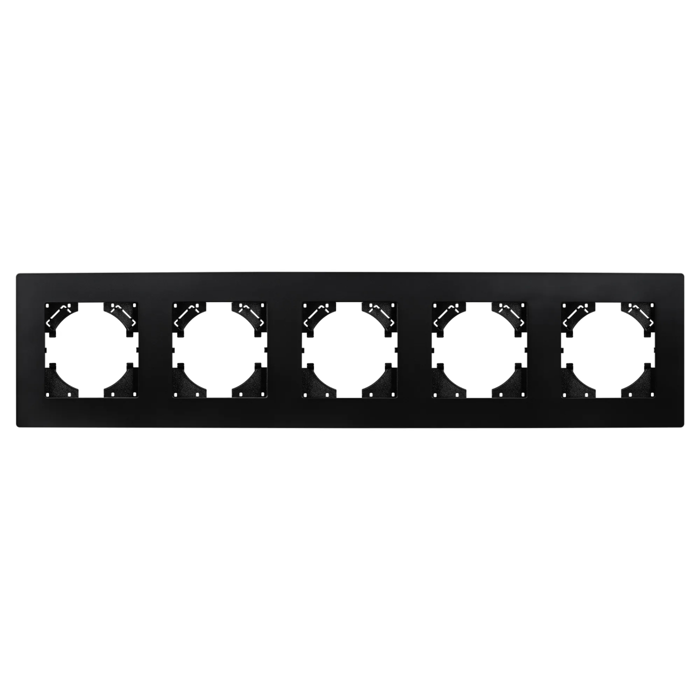 Изображение товара Рамка пластиковая на 5 постов FRM-PERIO-PL-5-BK (Arlight, -) 049763