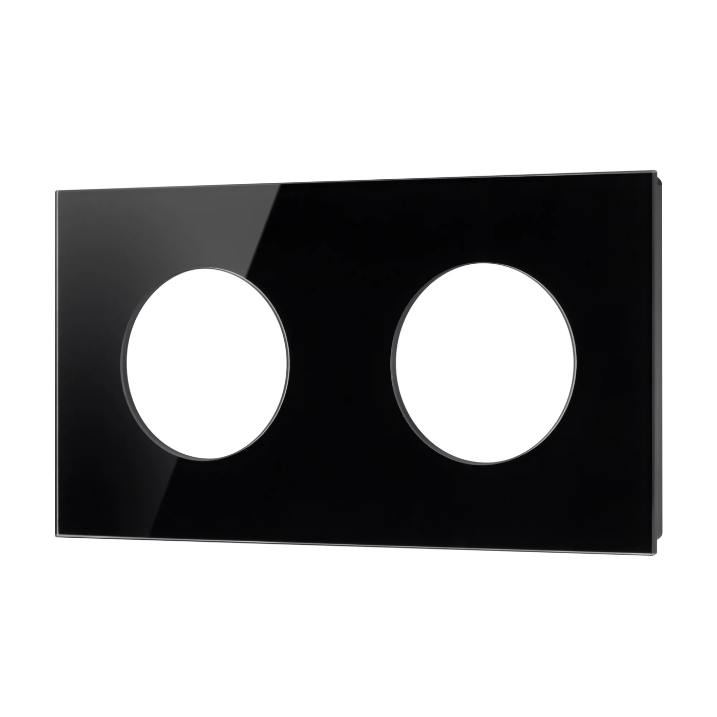 Изображение товара Рамка стеклянная на 2 поста FRM-GLARE-GC-2-BK (Arlight, -) 043836