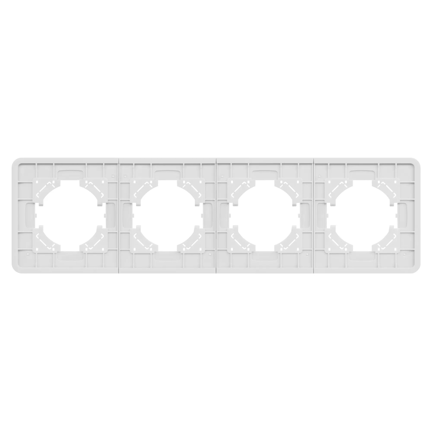 Изображение товара Рамка стеклянная на 4 поста FRM-OMALI-GS-4-WH (Arlight, -) 049700