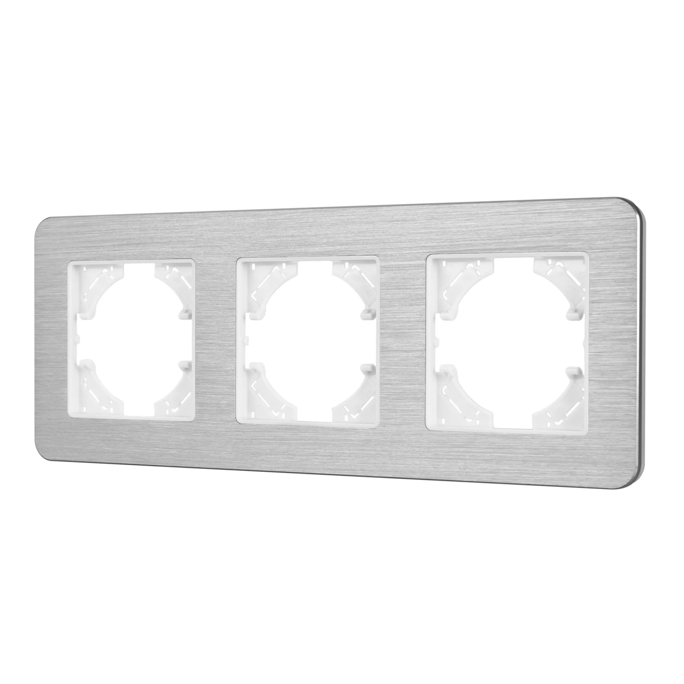 Изображение товара Рамка алюминиевая на 3 поста FRM-AKIRY-AL-3-SR (Arlight, -) 049728
