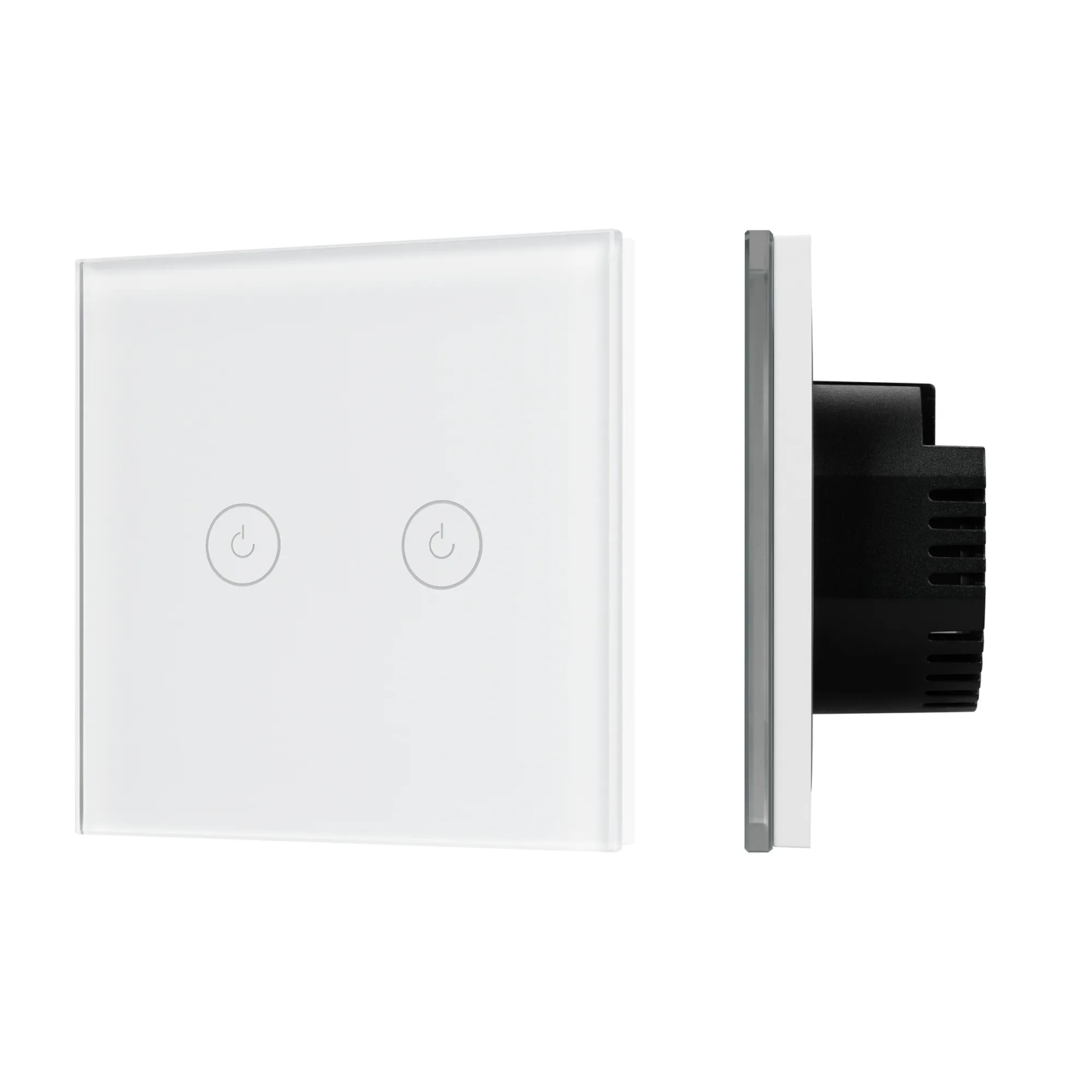 Изображение товара Выключатель сенсорный SWT-OMALI-S02-ZB-WH (250V, 10A, Zigbee) (Arlight, Стекло) 050041