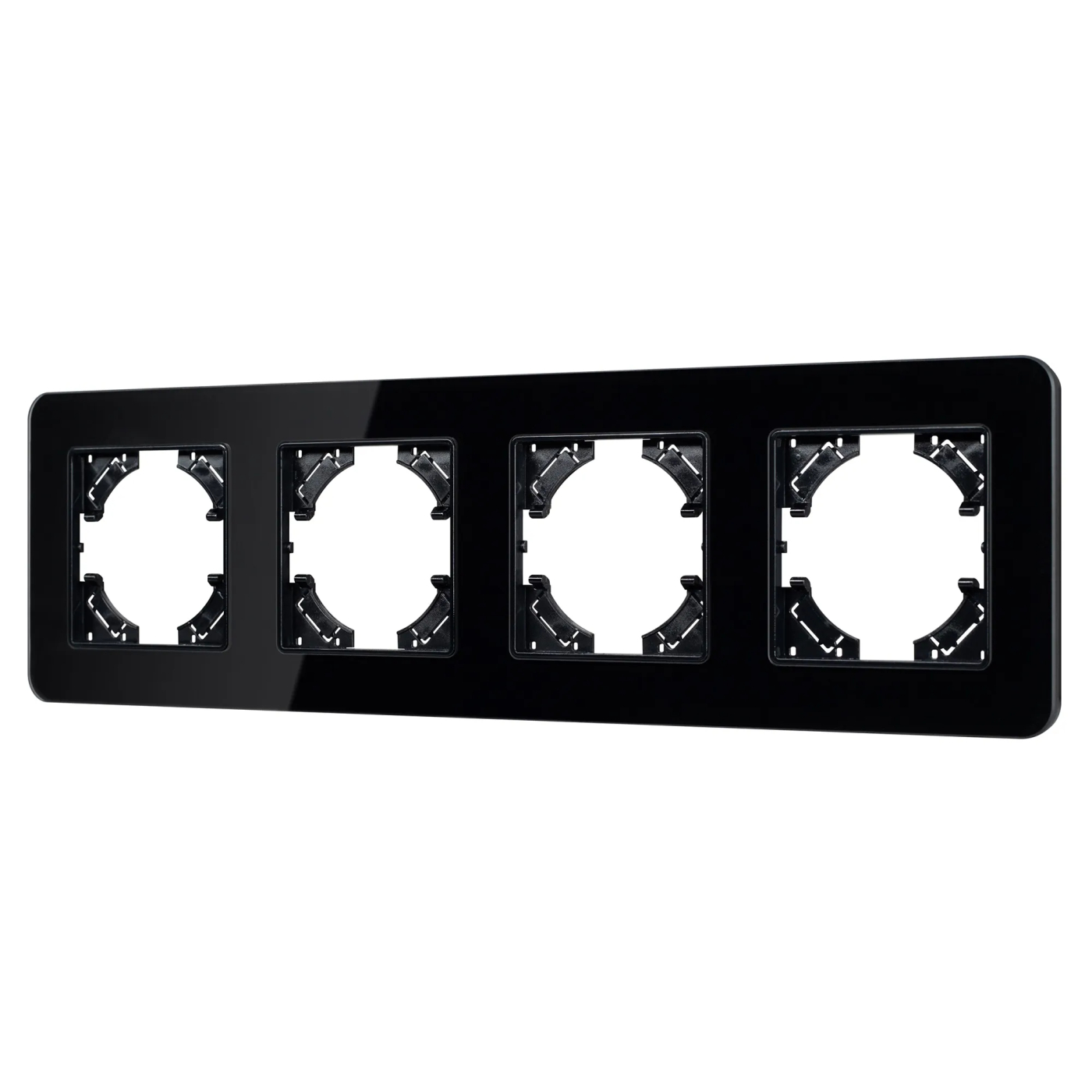 Изображение товара Рамка стеклянная на 4 поста FRM-OMALI-GS-4-BK (Arlight, -) 049701