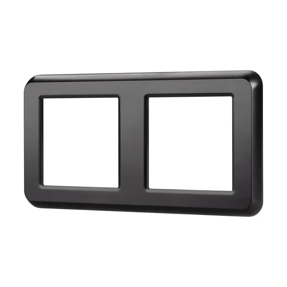Изображение товара Рамка пластиковая на 2 поста FRM-VERSA-PL-2-BK (Arlight, -) 043778