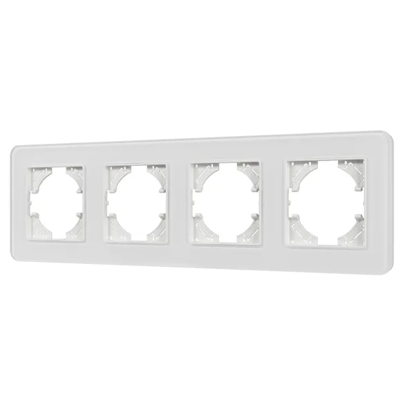 Изображение товара Рамка стеклянная на 4 поста FRM-OMALI-GS-4-WH (Arlight, -) 049700