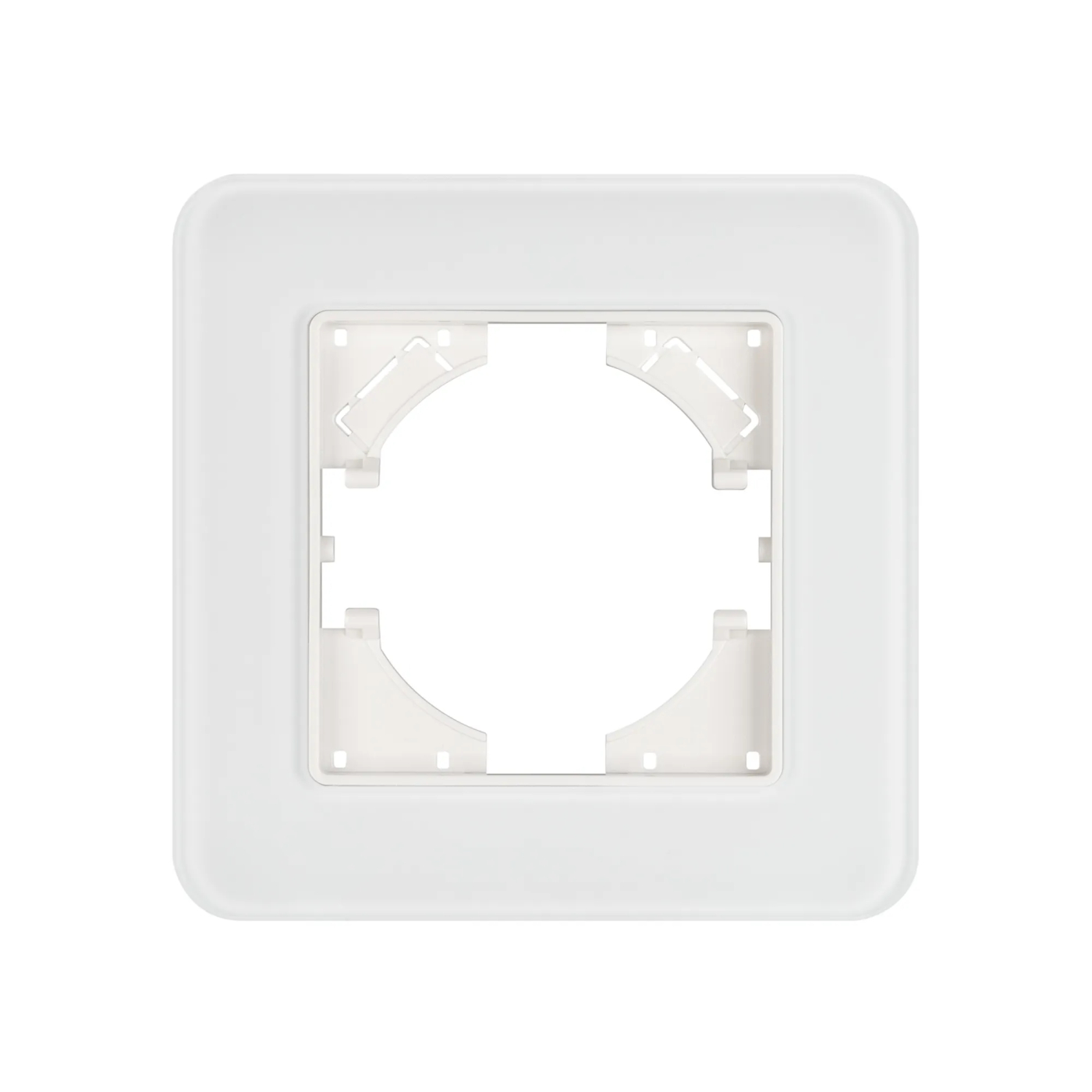 Изображение товара Рамка стеклянная на 1 пост FRM-OMALI-GS-1-WH (Arlight, -) 049648