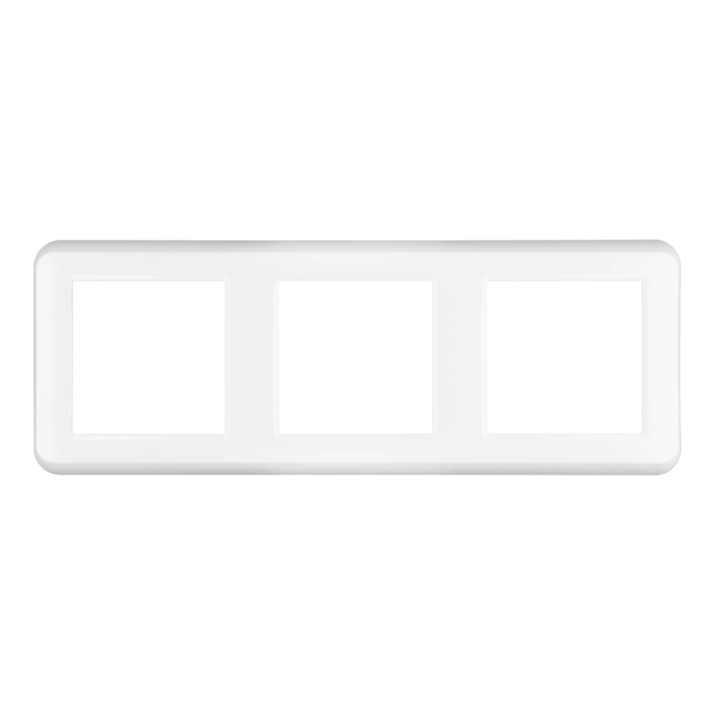 Изображение товара Рамка пластиковая на 3 поста FRM-VERSA-PL-3-WH (Arlight, -) 043782