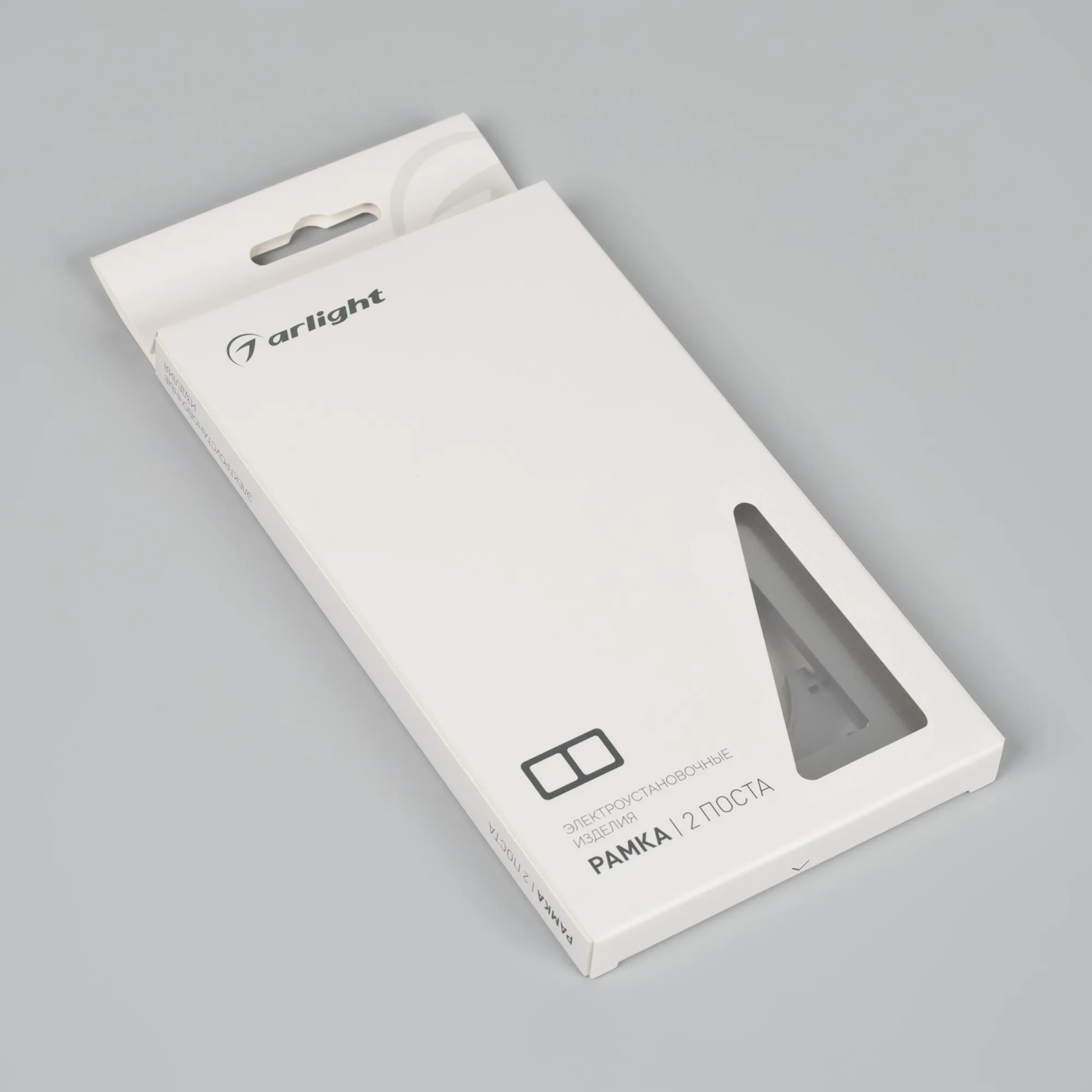 Изображение товара Рамка пластиковая на 2 поста FRM-PERIO-PL-2-GR (Arlight, -) 049752