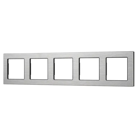 Изображение товара Рамка алюминиевая на 5 постов FRM-PRESTO-ALS-5-GR (Arlight, -) 043864
