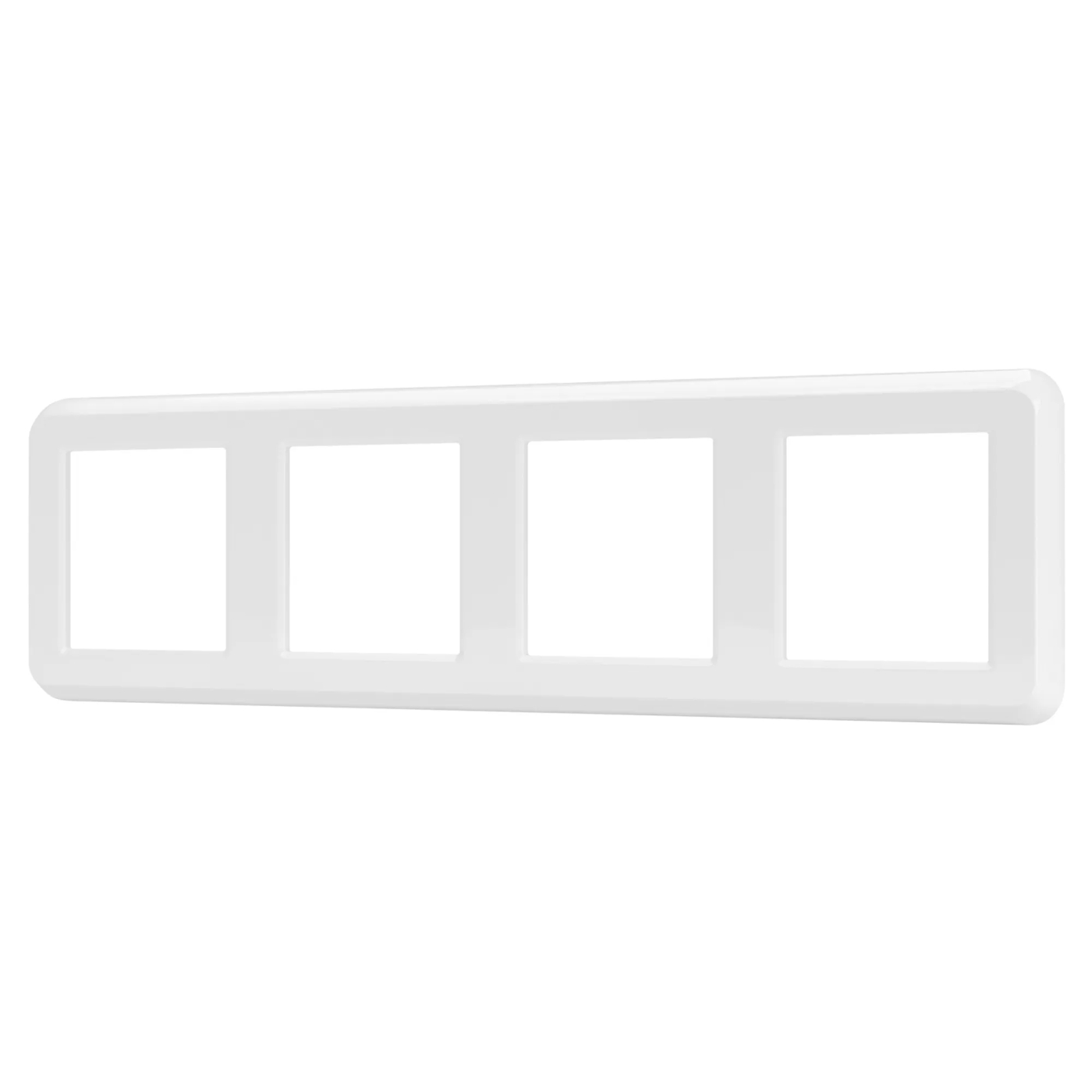 Изображение товара Рамка пластиковая на 4 поста FRM-VERSA-PL-4-WH (Arlight, -) 045187