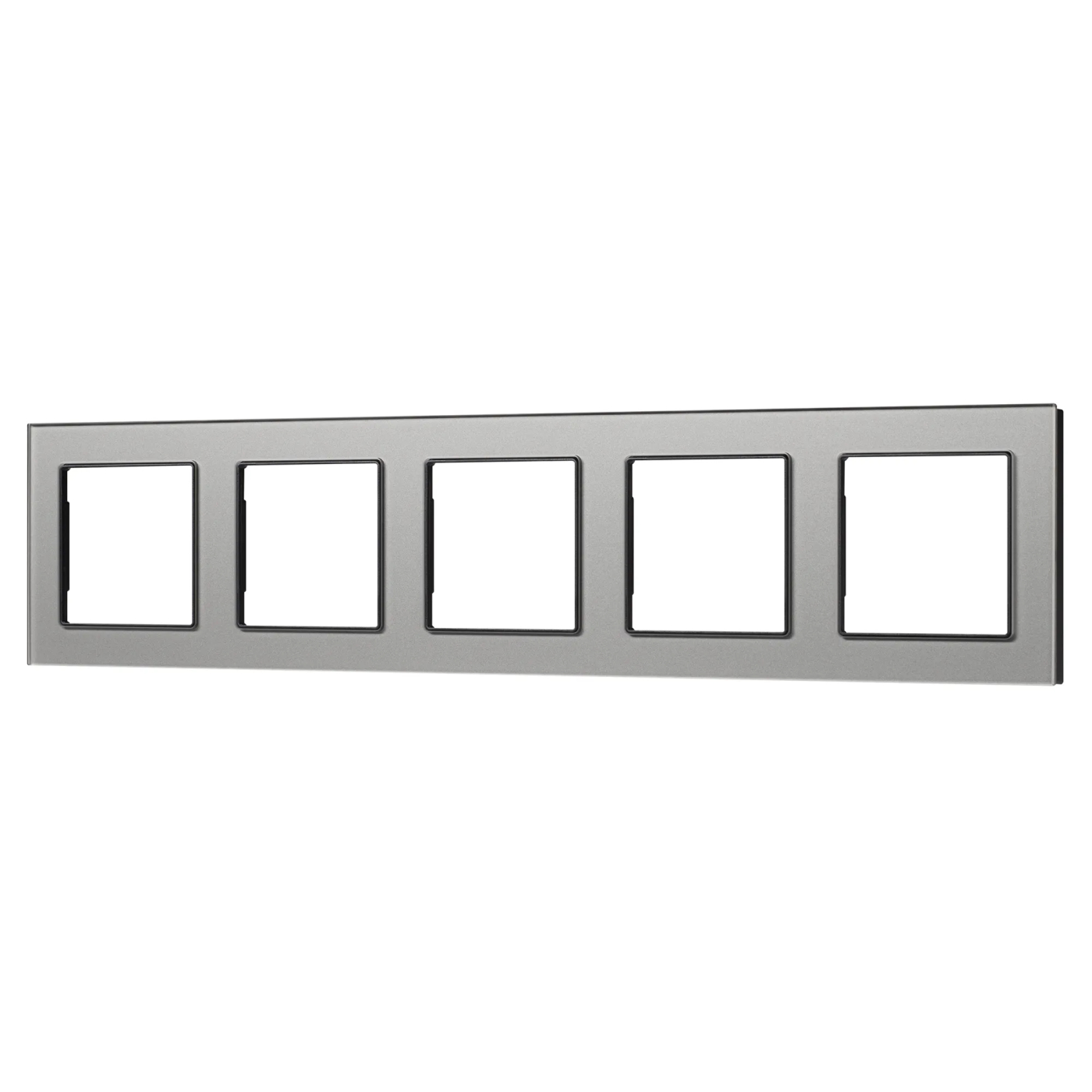 Изображение товара Рамка стеклянная на 5 постов FRM-GLARE-GS-5-GR (Arlight, -) 043807