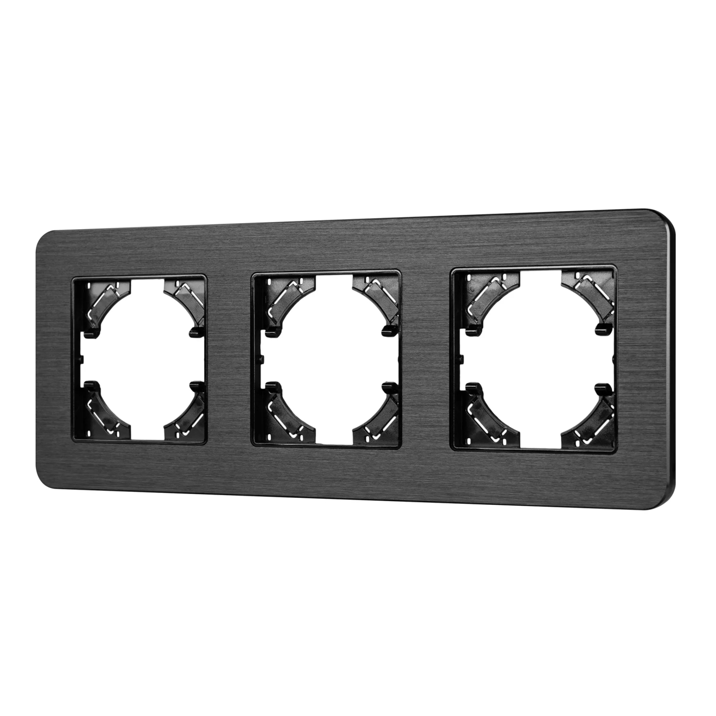 Изображение товара Рамка алюминиевая на 3 поста FRM-AKIRY-AL-3-BK (Arlight, -) 049729