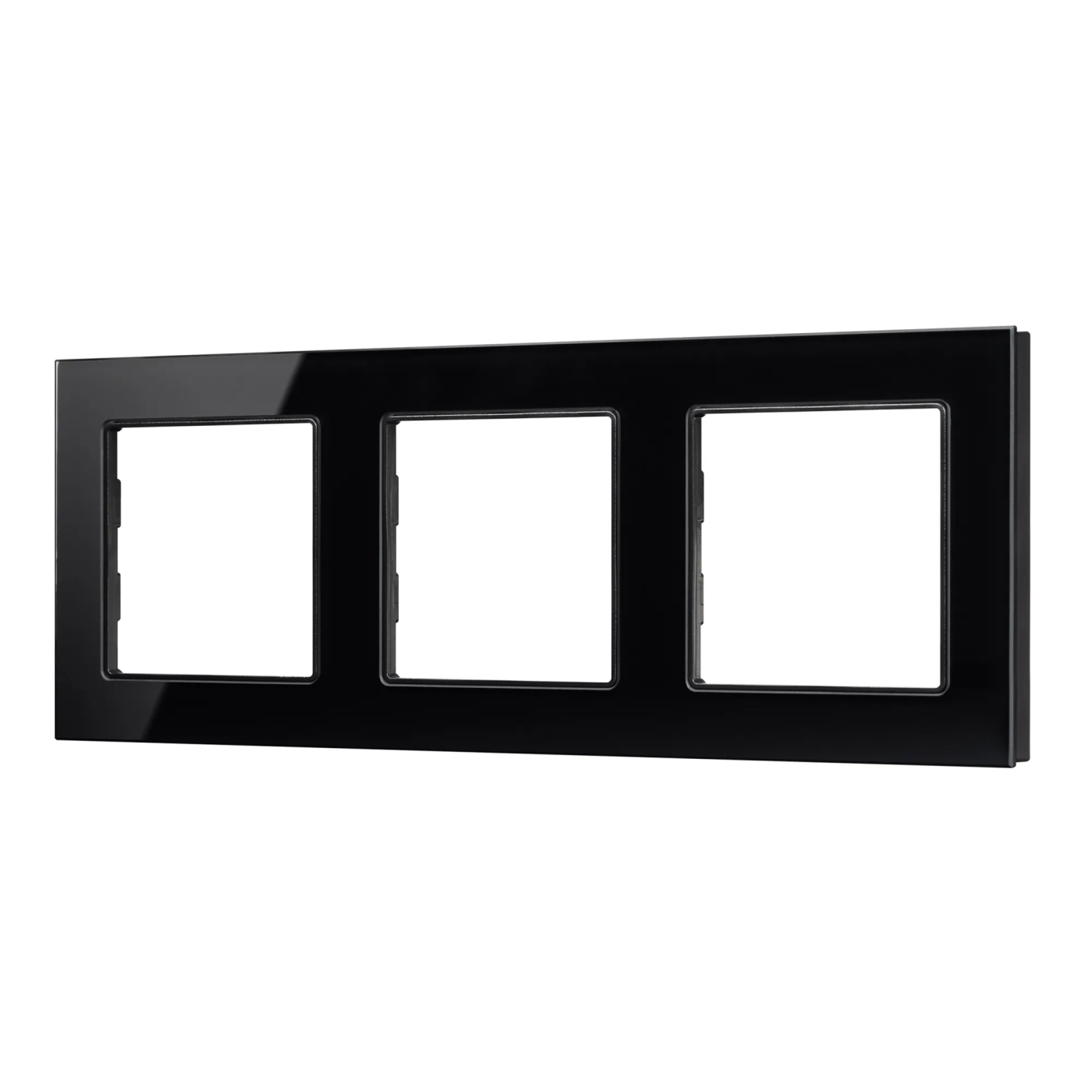 Изображение товара Рамка стеклянная на 3 поста FRM-GLARE-GS-3-BK (Arlight, -) 043800
