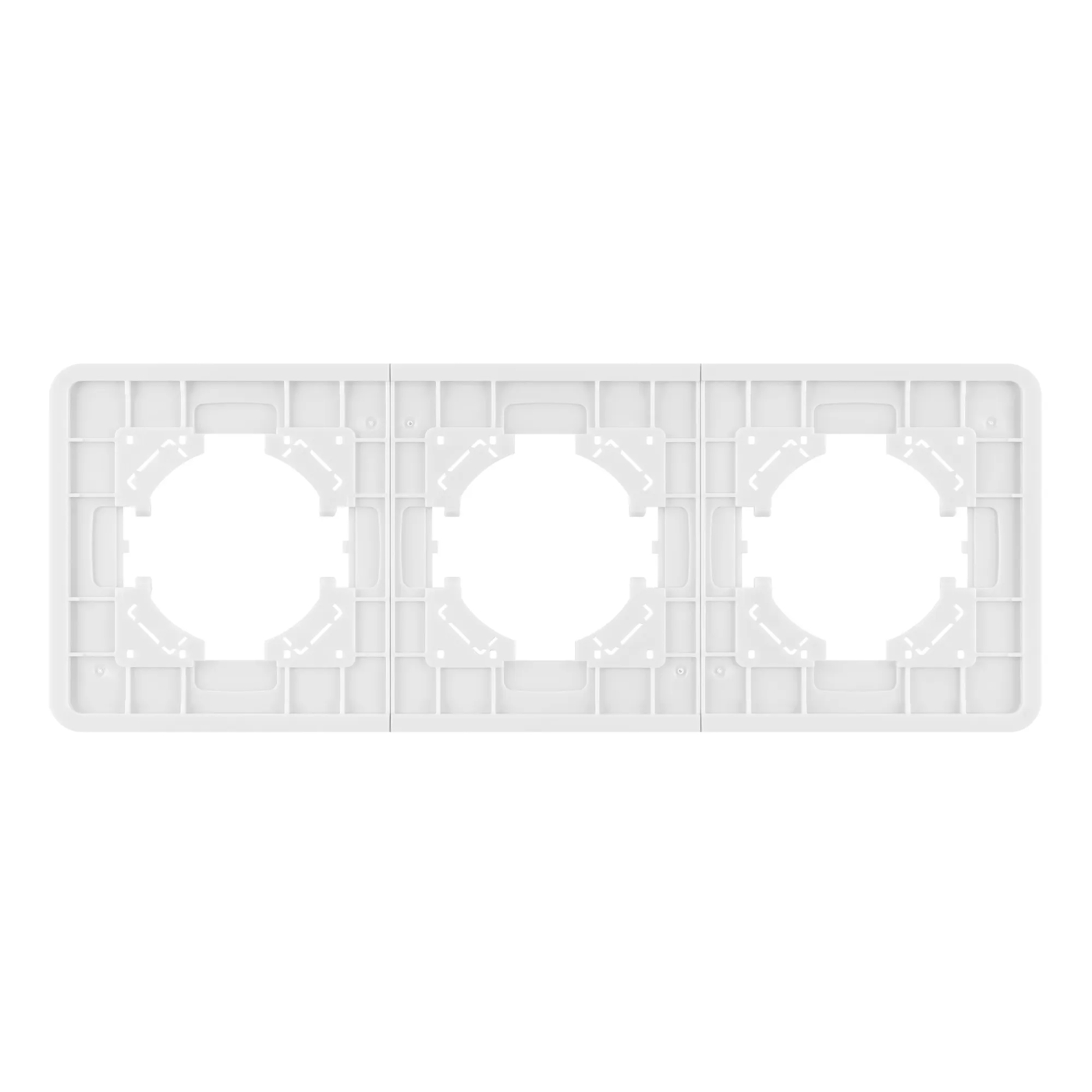 Изображение товара Рамка стеклянная на 3 поста FRM-OMALI-GS-3-WH (Arlight, -) 049696