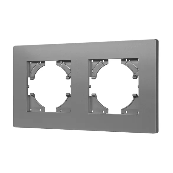 Изображение товара Рамка пластиковая на 2 поста FRM-PERIO-PL-2-GR (Arlight, -) 049752