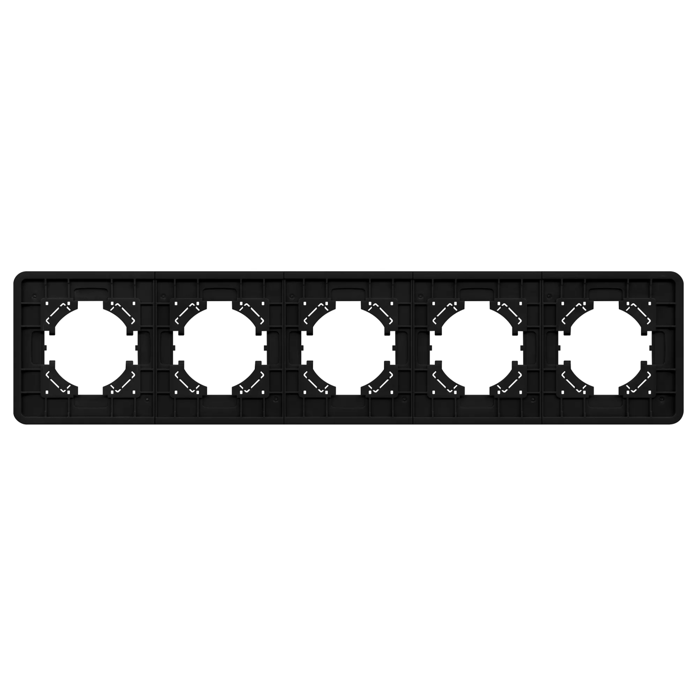 Изображение товара Рамка стеклянная на 5 постов FRM-OMALI-GS-5-BK (Arlight, -) 049705