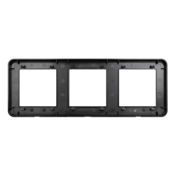 Изображение товара Рамка пластиковая на 3 поста FRM-VERSA-PL-3-BK (Arlight, -) 043784