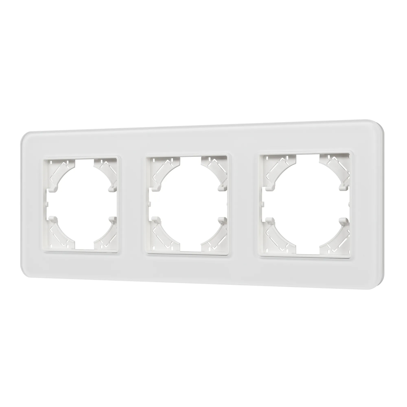 Изображение товара Рамка стеклянная на 3 поста FRM-OMALI-GS-3-WH (Arlight, -) 049696
