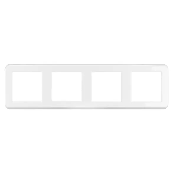 Изображение товара Рамка пластиковая на 4 поста FRM-VERSA-PL-4-WH (Arlight, -) 045187