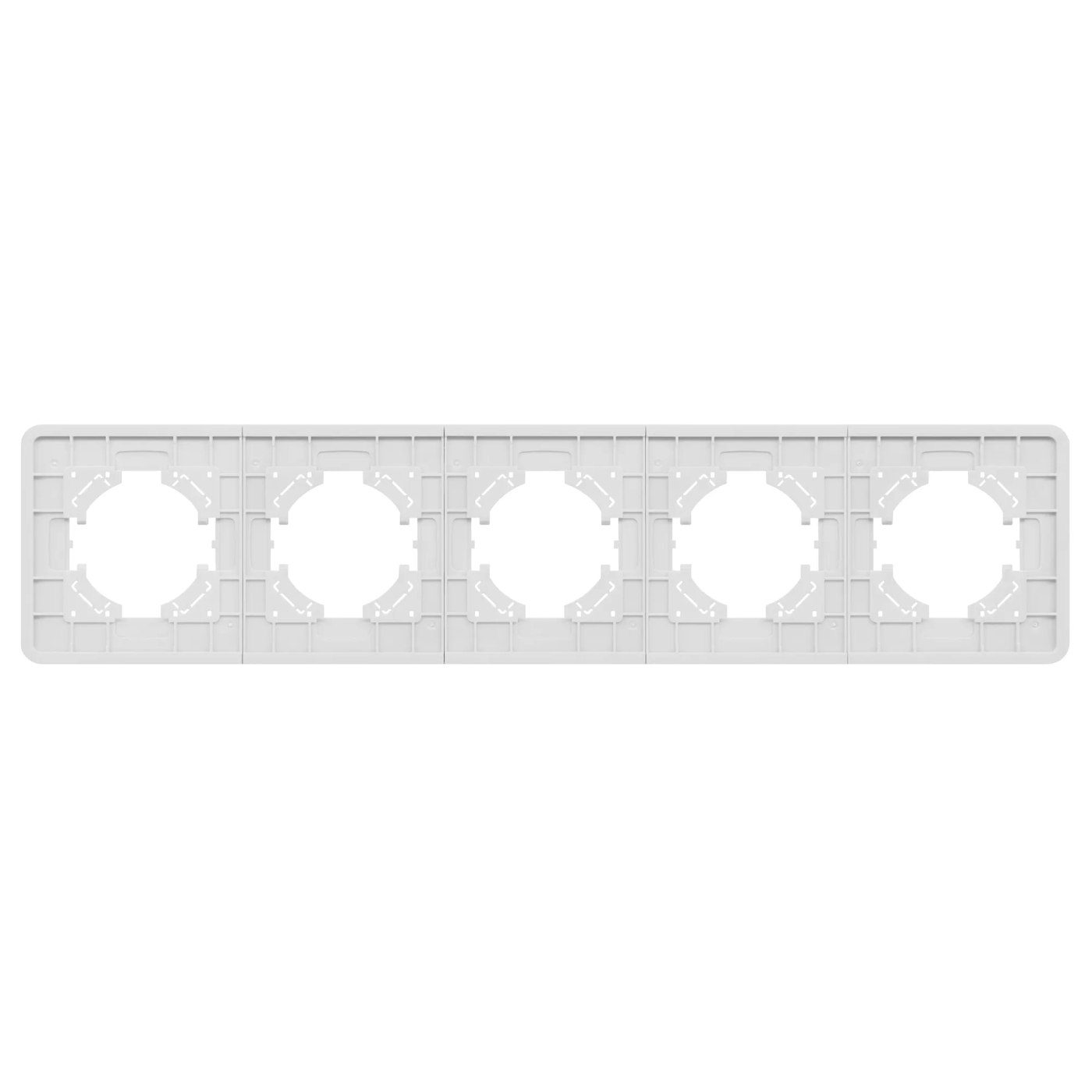 Изображение товара Рамка стеклянная на 5 постов FRM-OMALI-SFGS-5-WH (Arlight, -) 049720