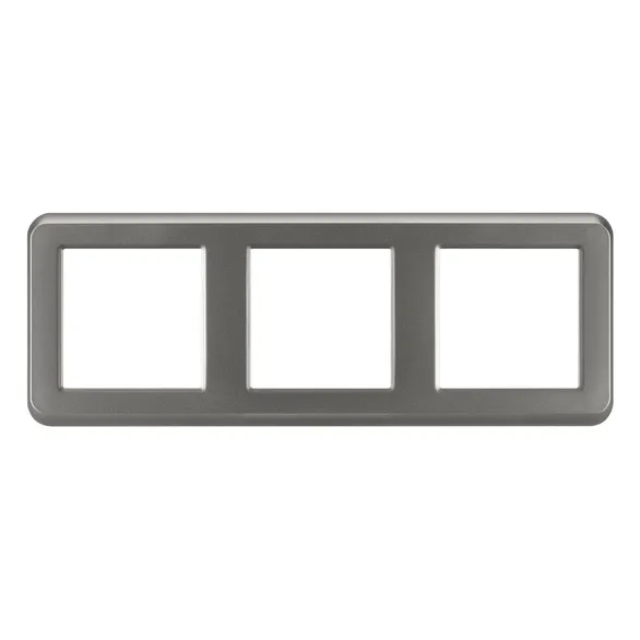 Изображение товара Рамка пластиковая на 3 поста FRM-VERSA-PL-3-GR (Arlight, -) 043785