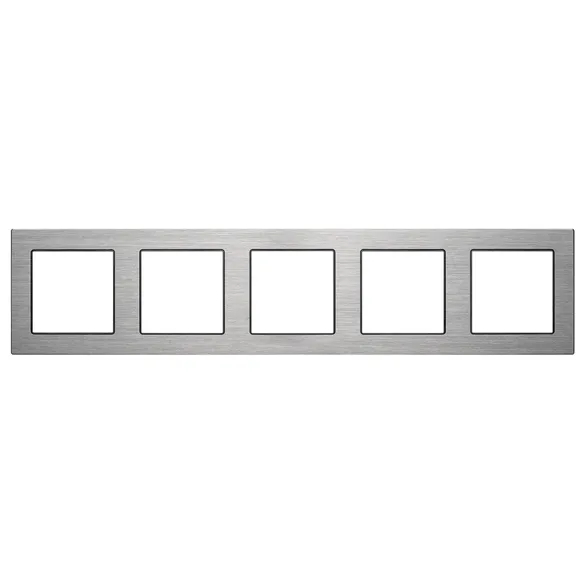 Изображение товара Рамка алюминиевая на 5 постов FRM-PRESTO-ALS-5-GR (Arlight, -) 043864