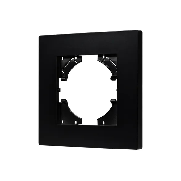 Изображение товара Рамка пластиковая на 1 пост FRM-PERIO-PL-1-BK (Arlight, -) 049689