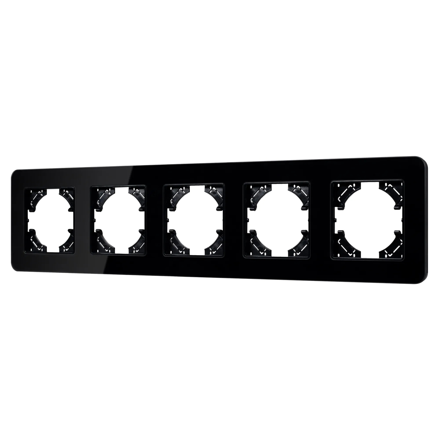 Изображение товара Рамка стеклянная на 5 постов FRM-OMALI-GS-5-BK (Arlight, -) 049705