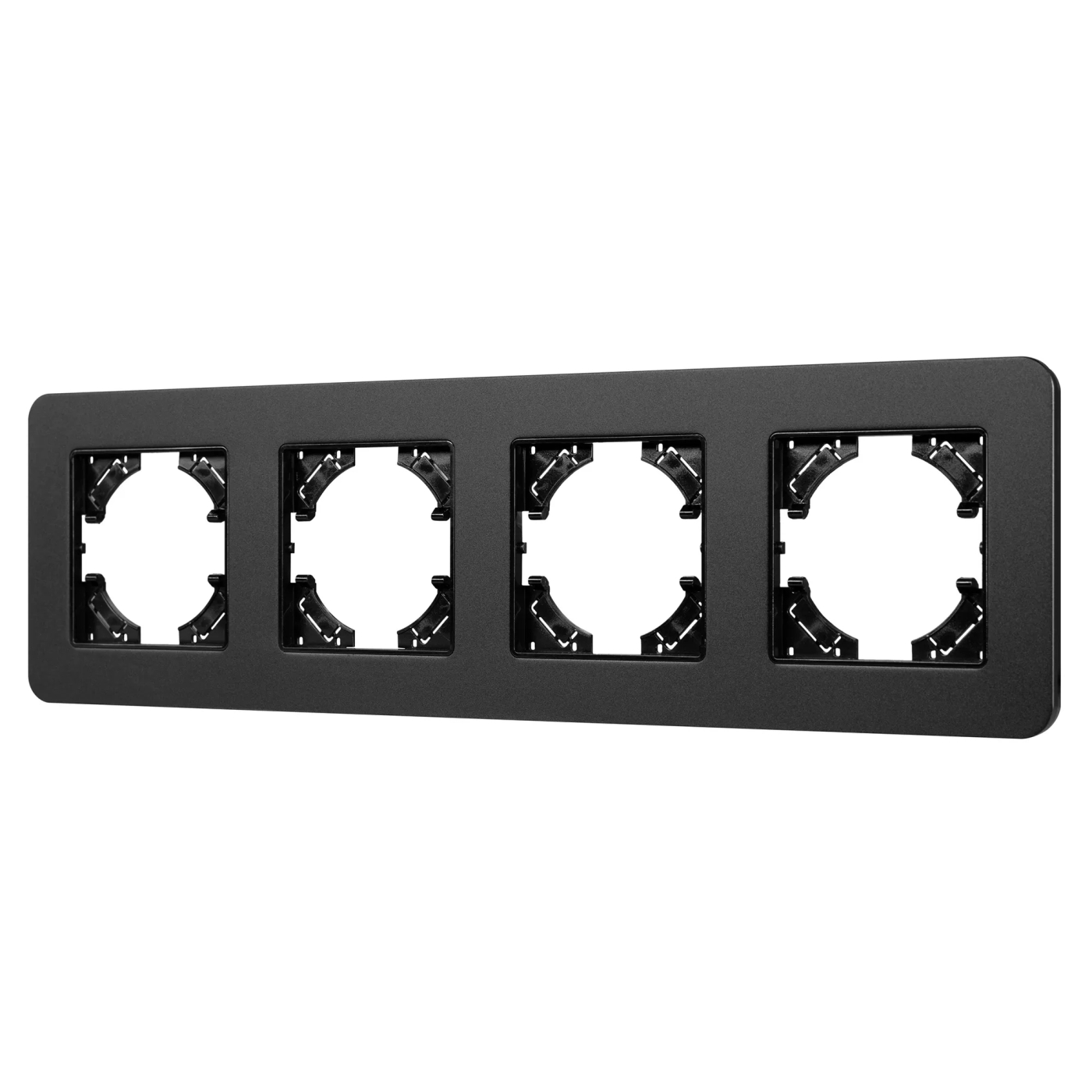 Изображение товара Рамка алюминиевая на 4 поста FRM-AKIRY-SFAL-4-BK (Arlight, -) 049744