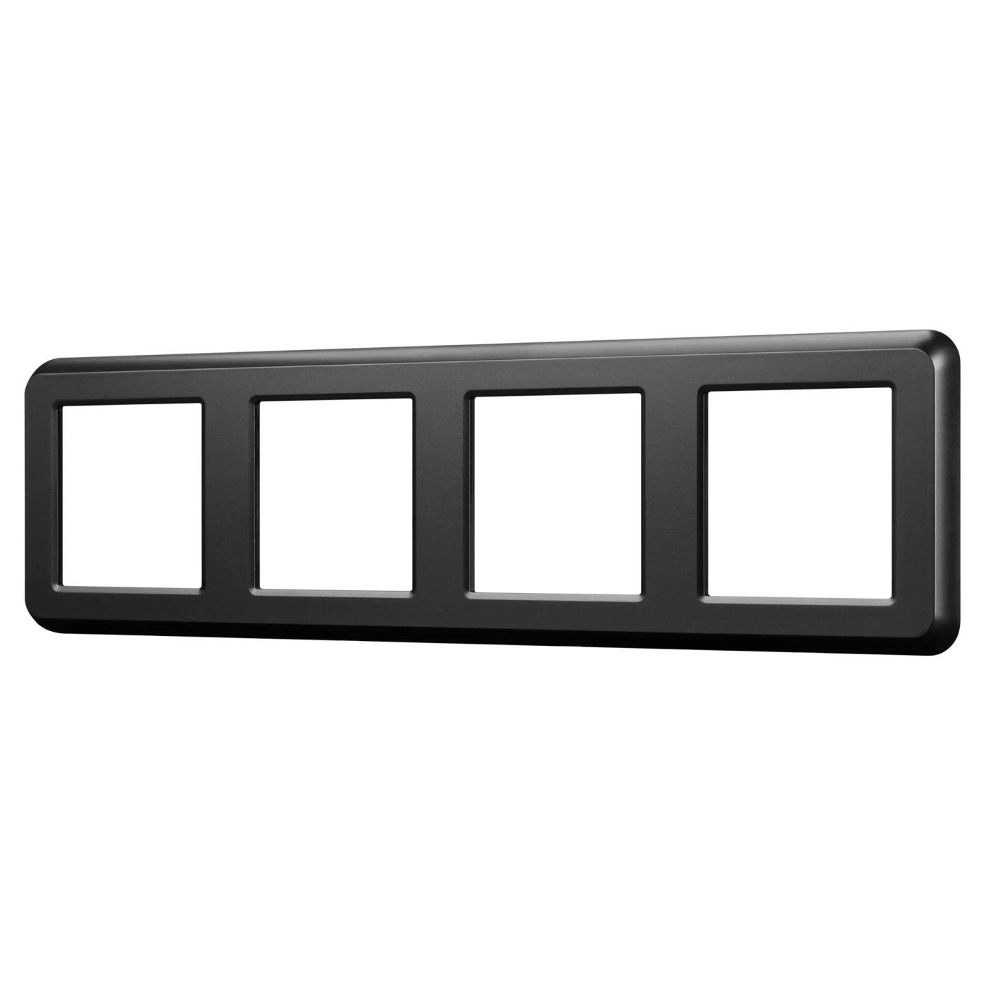 Изображение товара Рамка пластиковая на 4 поста FRM-VERSA-PL-4-BK (Arlight, -) 045188