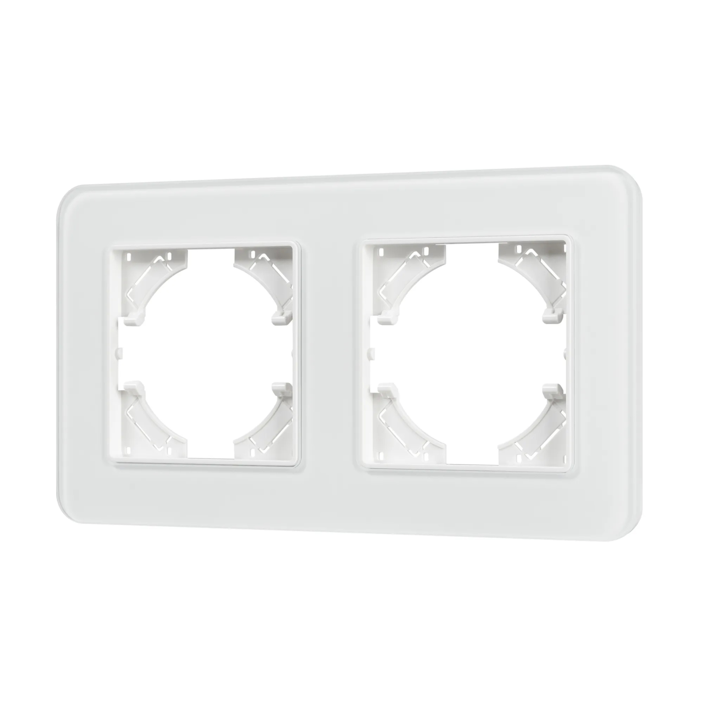 Изображение товара Рамка стеклянная на 2 поста FRM-OMALI-GS-2-WH (Arlight, -) 049692