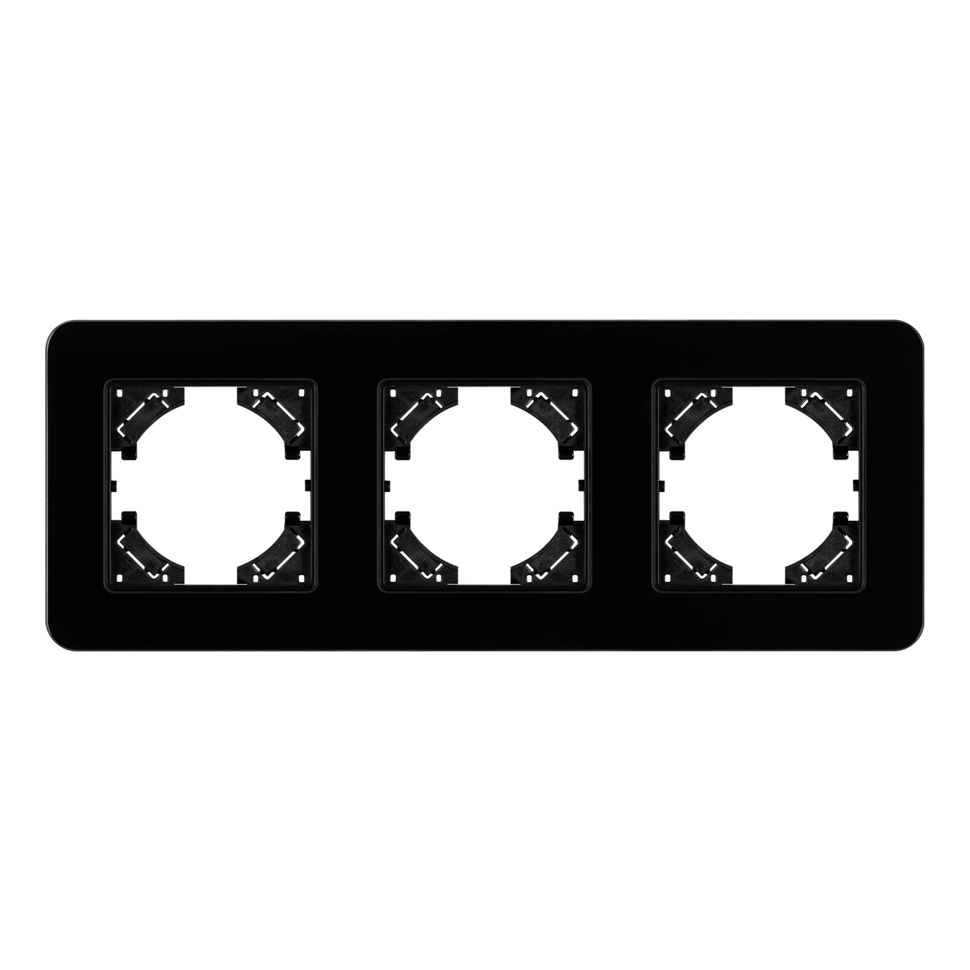 Изображение товара Рамка стеклянная на 3 поста FRM-OMALI-GS-3-BK (Arlight, -) 049697