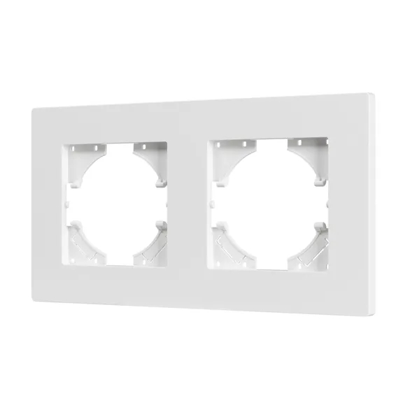 Изображение товара Рамка пластиковая на 2 поста FRM-PERIO-PL-2-WH (Arlight, -) 049750