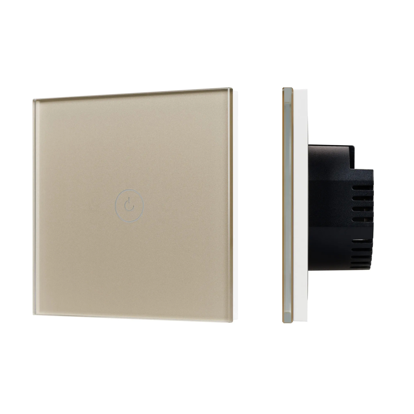 Изображение товара Выключатель сенсорный SWT-OMALI-S01-ZB-GD (250V, 10A, Zigbee) (Arlight, Стекло) 050037