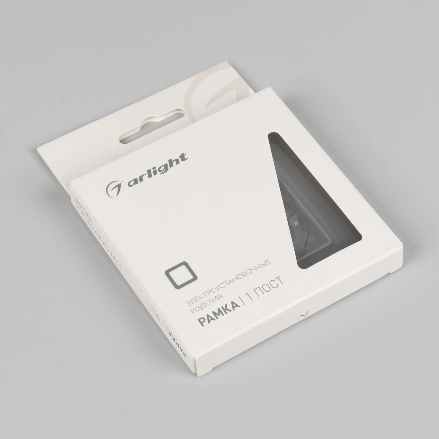 Изображение товара Рамка стеклянная на 1 пост FRM-OMALI-GS-1-GR (Arlight, -) 049665