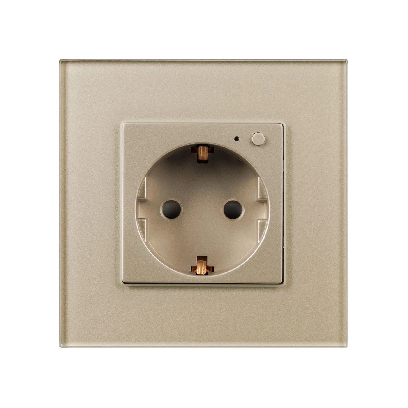 Изображение товара Розетка электрическая с Zigbee управлением SCT-OMALI-EUZB1-PL-GD (240V, 16A, Zigbee) (Arlight, -) 050218