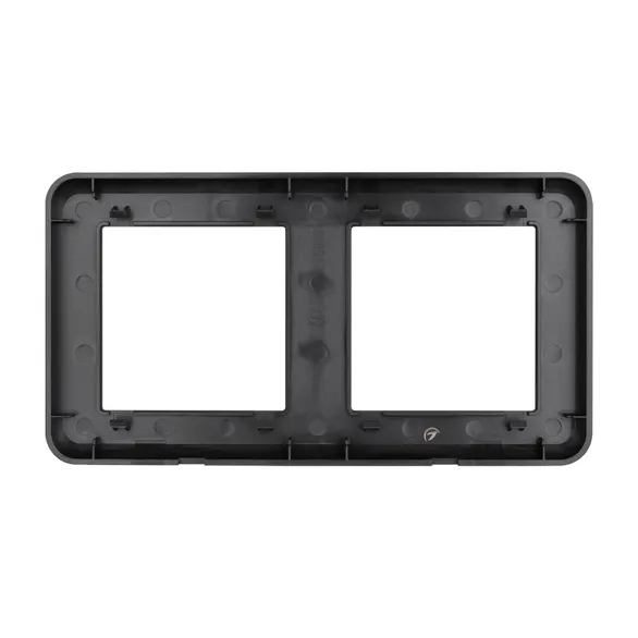 Изображение товара Рамка пластиковая на 2 поста FRM-VERSA-PL-2-BK (Arlight, -) 043778