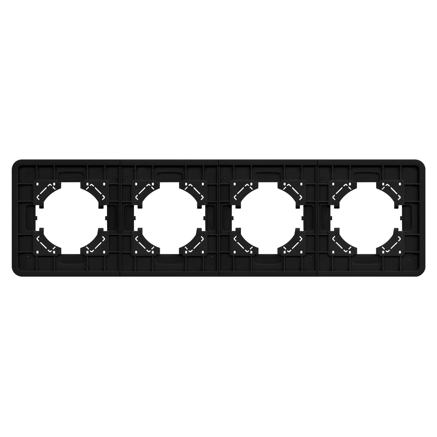 Изображение товара Рамка стеклянная на 4 поста FRM-OMALI-GS-4-BK (Arlight, -) 049701