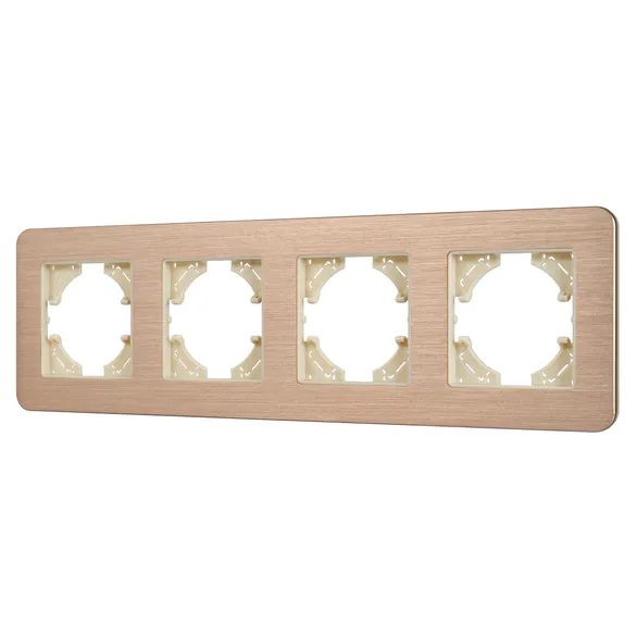 Изображение товара Рамка алюминиевая на 4 поста FRM-AKIRY-AL-4-GD (Arlight, -) 049733