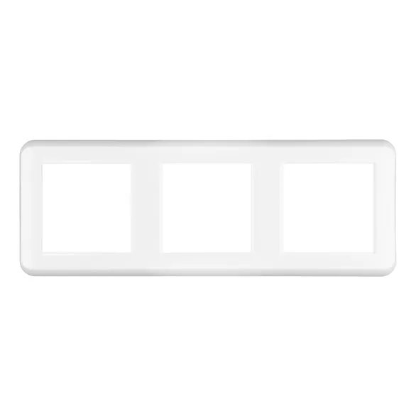 Изображение товара Рамка пластиковая на 3 поста FRM-VERSA-PL-3-WH (Arlight, -) 043782