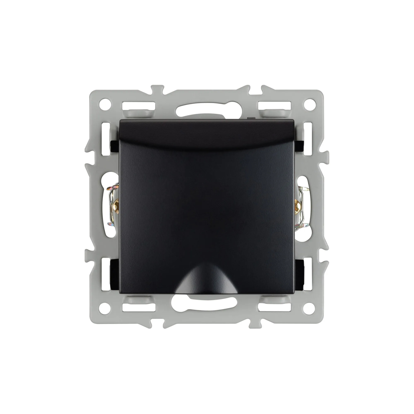 Изображение товара Розетка с заземлением со шторками и крышкой , чёрный, SCT-MCP-PL-BK (250V, 16A) (Arlight, -) VERSA, GLARE, PRESTO 043746