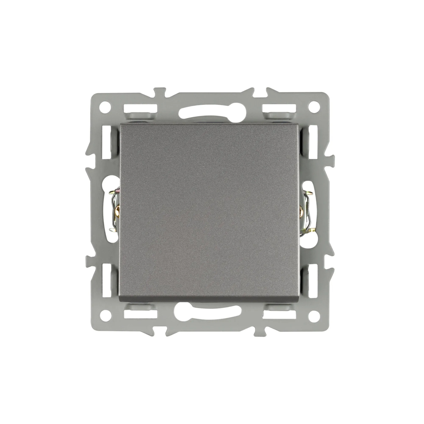 Изображение товара Выключатель одноклавишный проходной, серый, SWT-MKP1-PL-GR (250V, 16A) (Arlight, -) 043716, OMALI, AKYRI, PERIO, XSILO