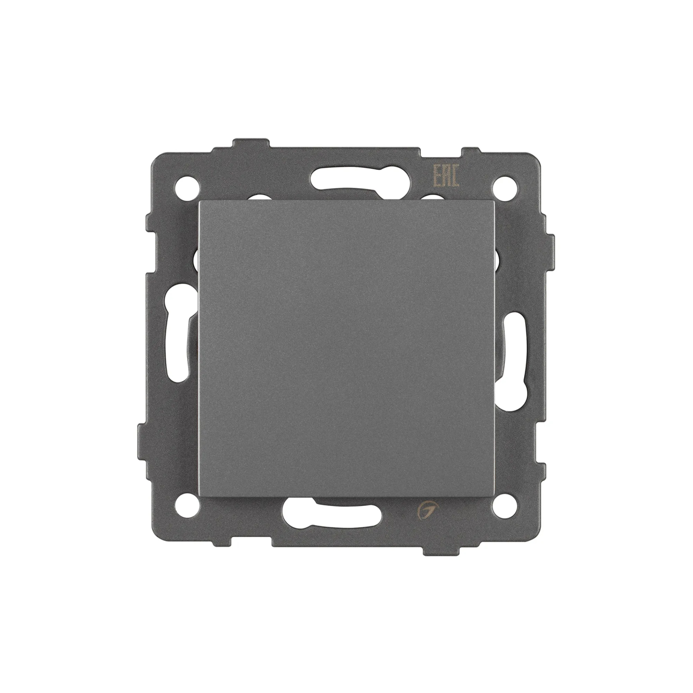 Изображение товара Переключатель одноклавишный перекрестный, серый, SWT-MKX1-PL-GR-V (250V, 10A) (Arlight, -) 049877, OMALI, AKYRI, PERIO, XSILO