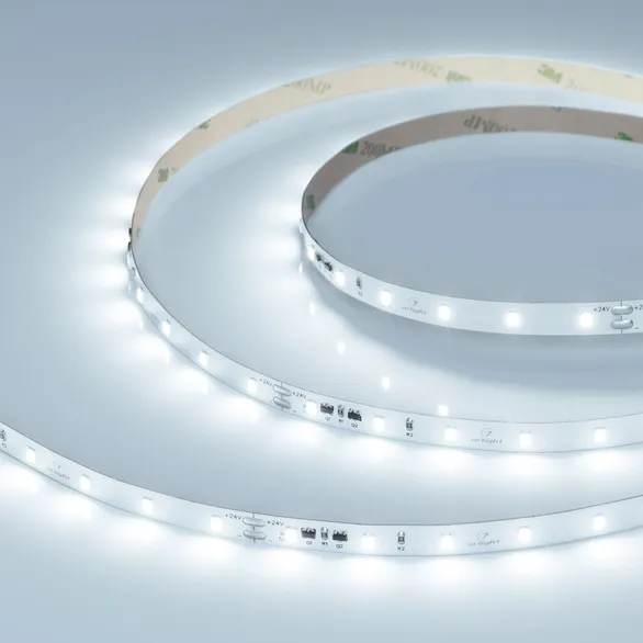 Изображение товара Светодиодная лента IC-A60-8mm 24V Cool 8K (4.8 W/m, IP20, 2835, 10m) (Arlight, стабилизированная) 040604